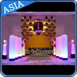 Inflatable Lighting Cone , LED Light Advertising Arch , Lighting Christmas Cone for sale