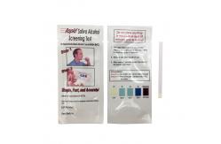 China One Step Alco Screen Saliva Alcohol Test Strips High Accuracy OEM Packaging supplier