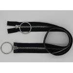 Customized Metal Zipper By The Yard , 20 Inch Open End 2 Way Jacket Zippers for sale
