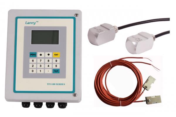 Wall Mounted Ultrasonic Flow Meter 0.003m/S Sensitivity