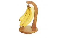 China Culinary Edge Bamboo Banana Holder Fruit Displaying Rack 2 Cm Thickness supplier