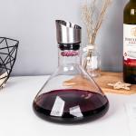53oz Built - In Wine Aerating Pourer , Wine Bottle Decanter For Chrismas