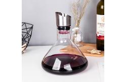 China 53oz Built - In Wine Aerating Pourer , Wine Bottle Decanter For Chrismas supplier