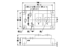 China IGBT Power Module 1MBI300NA-120 IGBT MODULE(N series)  FUJITSU IGBT Power Module supplier