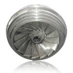 Custom Stainless Steel Hydro Turbine Runner Blades Adjustable Angle And Speed