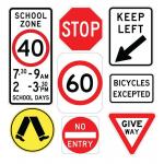 Reflective Tape 10cm-25cm Essential Road Safety Signs and Posts for Customized Size for sale