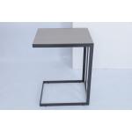 Solid Wood And Metal Custom Living Room C Side Table In Luxury Hotel And Home for sale