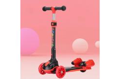 China OEM kids bubbly kick scooter with blowing bubble for sale supplier