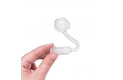 China SGS FDA Transparent Inhale Borosilicate Glass Hookah Pipe supplier