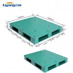 Green HDPE Flat Top Pallets Food Grade For Public Area , Hotel for sale