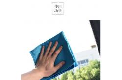 China 40*40cm Household Microfiber Glass Cleaning Cloth For Kitchen / Table Use supplier