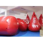 Cone Used Inflatable Swim Buoy , Inflatable Vinyl Buoys 1.5 M / 1.8 M / 2 M for sale