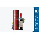 Biodegradable Cardboard Wine Tubes Package With Glossy Lamination Surface for sale