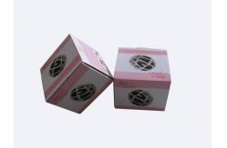 China Printed White Square Paper Box With Auto-Lock Bottom Custom Cream Boxes supplier