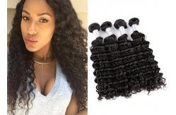 China 100% Unprocessed Virgin Peruvian Hair Extensions 5A Curly Hair Deep Wave supplier