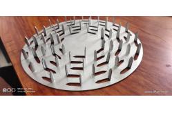 China 50mm Width Anti Split Plate Rectangle Unilateral Thorn Metal Nail Plate supplier