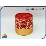 120gsm Specialty Paper Cylinder Packaging Tube Custom Hot Stamping for sale