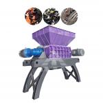 Two Shaft Waste Plastic Fabric Rag Shredder Machine For Cloth Leather for sale