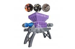 China Two Shaft Waste Plastic Fabric Rag Shredder Machine For Cloth Leather supplier