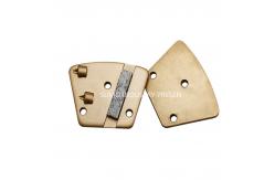 China ASL Trapezoid  PCD Single Bar Magnetic Connection Diamond Grinding Shoes non-threaded supplier