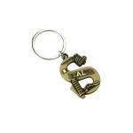 Laser Engraving Letter Key Ring 4mm Thick Souvenir Keychain Metal Ring for sale