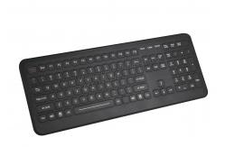 China Cleanable medical keyboards with integrated numeric keypad 12 FN keys supplier