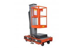China 4m 6m 8m Electric Hydraulic Mast Lift Aluminium Alloy Lift Platform supplier