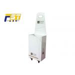 Custom Design Cardboard Trolley Box , Movable Convenient Cardboard Trolley With Wheels for sale