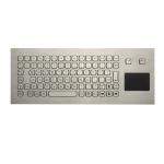 85 Keys Washable Ruggedized Keyboard , Stainless Steel Keyboard With Touchpad for sale