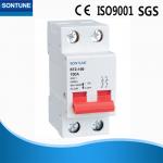 Two Pole Din Rail Circuit Breaker , Short Circuit Low Voltage Circuit Breaker  for sale