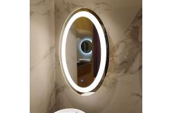 China Versatile Large Round Mirror With Lights Frameless Space Saving Stylish supplier