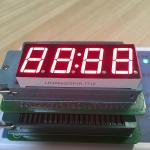 Super Red Digital Clock Led Display 0.56 4 Digit 80-100mcd Lumious Intensity for sale