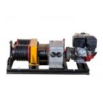 5 Ton Double Capstan Cable Winch Puller With Honda GX390 Engine 13HP for sale