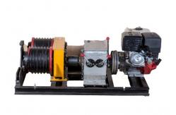 China 5 Ton Double Capstan Cable Winch Puller With Honda GX390 Engine 13HP supplier