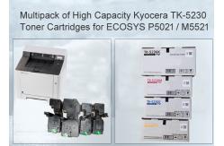China Kyocera ECOSYS M5521 ECOSYS P5021 Printers Toner cartridge TK-5230 Multipack CMYK supplier
