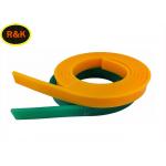 Green Transparent Screen Printing Squeegee 40mm*9mm*4m Length Customized Size