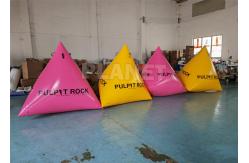 China Race Mark Advertising Inflatable Triathlon Buoy Triangular Shape Inflatable Buoys Inflatable Water Buoy supplier
