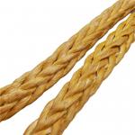 High Tensile 12 Strands Braided Uhmwpe Ship Mooring Rope Winch Towing Rope for sale