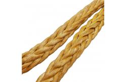 China Floating 12 Strands Braided UHMWPE Ropes Spectral Synthetic HMPE Rope 14mm 16mm supplier