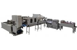 China POF Film Heat Shrinking Wrapping Jumbo Maxi Paper Towel Labeling Roll Packing Machine supplier