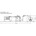 0.8Mpa 350M/Min Cross Paper Cutting Machine 1500mm Stacking