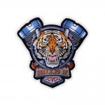 Chenille Sew On Biker Patches , Embroidered Motorcycle Patches For Leather Jacket for sale