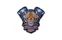 China Chenille Sew On Biker Patches , Embroidered Motorcycle Patches For Leather Jacket supplier