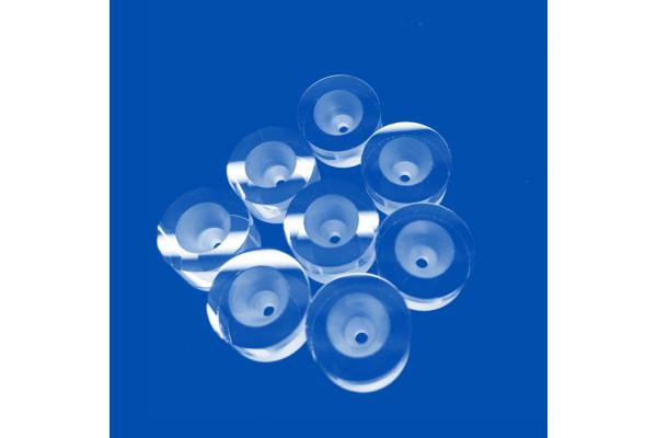 Quartz Glass Tube Tapered Hole