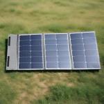 105W Lightweight Foldable Mono Solar Panel 3-Fold High Polymer Material for RV and Outdoor Camping for sale