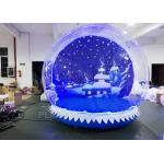OEM Airblown Inflatable Snow Globe With Background Durable Serurity - Guarantee for sale
