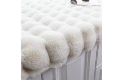 China Checkered Plush Cloud Washable Area Rug supplier