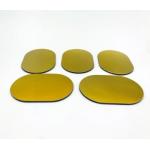 Gold Layer Optical Quartz Glass Plate Of 6.91g/cm3 Density For Optimal Performance for sale