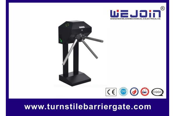 Black Semi-auto Vertical - type Tripod Turnstile