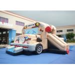 Best sale commercial inflatable truck bouncer for kindergarten waterproof PVC inflatable truck jumping house for sale
